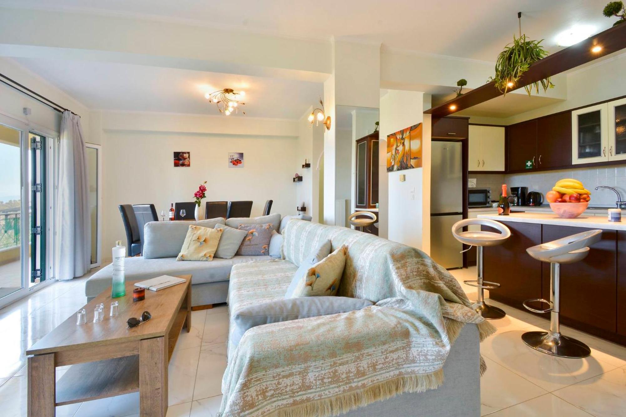 Corfu Seaty Apartment Potamos  Экстерьер фото